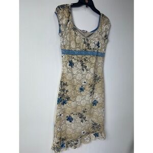 Y2K Taboo Floral Lace Milk Maid Dress